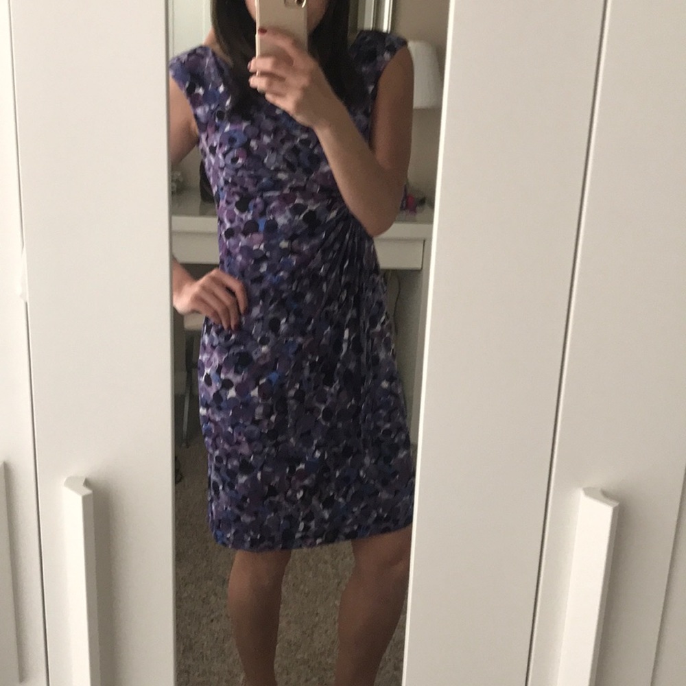 Dark purple dress